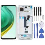 LCD Screen and Digitizer Full Assembly With Frame for Xiaomi Mi 10T Pro 5G / Mi 10T 5G / Redmi K30S M2007J3SC M2007J3SY(Silver)