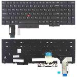 US Version Keyboard for Lenovo Thinkpad E580 E585 E590 E595 T590 P53S L580 L590 P52 P72 P53 P73 (Black)