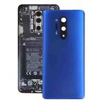For OnePlus 8 Pro Battery Back Cover with Camera Lens Cover (Blue)