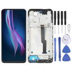 TFT LCD Screen for Motorola One Fusion+ PAKF0002IN Digitizer Full Assembly with Frame (Black)