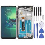 TFT LCD Screen for Motorola Moto G8 Plus XT2019 XT2019-2 Digitizer Full Assembly with Frame (Black)