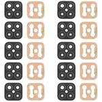 For Huawei Nova 8 SE  10pcs Back Camera Lens (Black)