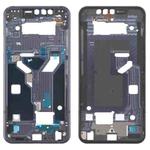 Front Housing LCD Frame Bezel Plate for LG G8s ThinQ LMG810 LM-G810 LMG810EAW (Black)