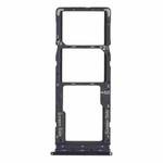 For Tecno Camon 12 Air CC6 SIM Card Tray + SIM Card Tray + Micro SD Card Tray (Black)