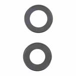 2 PCS Rear Camera Glass Lens Metal Inside Protector Hoop Ring for iPhone 13