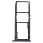 For OPPO Realme C21 / Realme C21Y RMX3201,RMX3261  SIM Card Tray + SIM Card Tray + Micro SD Card Tray (Black)