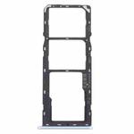 For OPPO A15 CPH2185  SIM Card Tray + SIM Card Tray + Micro SD Card Tray (Blue)