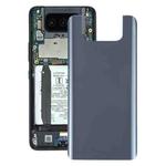 Glass Battery Back Cover with Adhesive for Asus Zenfone 8 Flip ZS672KS(Black)