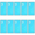 10 PCS Original Front Housing Adhesive for Sony Xperia XZ1