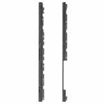 1 Pair Side Part Sidebar For Sony Xperia C5 Ultra (Black)