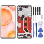 Original OLED LCD Screen for Honor 50 Digitizer Full Assembly with Frame(Pink)