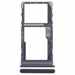 For Motorola Moto G50 SIM Card Tray + Micro SD Card Tray (Black)