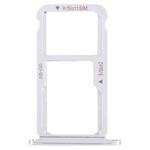 SIM Card Tray + SIM Card Tray / Micro SD Card Tray for Honor 9X Lite (Silver)