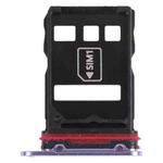 SIM Card Tray + NM Card Tray for Huawei Mate 30E Pro 5G (Purple)