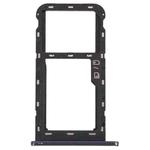 SIM Card Tray + Micro SD Card Tray for ZTE Blade A51 (Black)