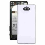 For Sony Xperia 8 Battery Back Cover with Middle Frame & Camera Lens Cover(Silver)
