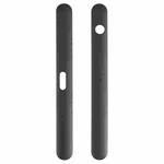 1 Pair Upper and Lower Part Sidebar For Sony Xperia XZ1(Black)