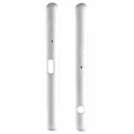 1 Pair Upper and Lower Part Sidebar For Sony Xperia XZ1(Silver)