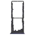 For vivo Y30 Standard / Y12s SIM Card Tray + SIM Card Tray + Micro SD Card Tray (Black)