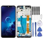LCD Screen and Digitizer Full Assembly with Frame for Alcatel 3 / 3L 2019 OT-5053 5053K(Black)