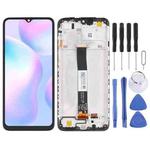 Original LCD Screen and Digitizer Full Assembly with Frame for Xiaomi Redmi 9A / Redmi 9C / Redmi 9C NFC / Redmi 9AT / Redmi 9i / Redmi 9 Activ / Poco C31 / Redmi 10A(Black)