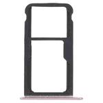 SIM Card Tray + SIM Card Tray / Micro SD Card Tray for Honor Play 6 (Pink)