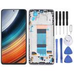 Original LCD Screen for Xiaomi Redmi K40S Digitizer Full Assembly with Frame(Blue)