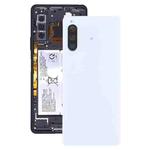 Original Battery Back Cover with Fingerprint for Sony Xperia 10 II(White)