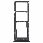 For Infinix Zero 8i X687B SIM Card Tray + SIM Card Tray + Micro SD Card Tray (Black)