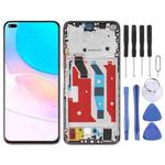 Original LCD Screen for Huawei Nova 8i Digitizer Full Assembly with Frame(Pink)