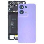 For OPPO Reno8 Original Battery Back Cover with Camera Lens Cover(Purple)