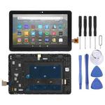 OEM LCD Screen For Amazon Kindle Fire HD 8 Plus/HD 8 2020/Kids 10th gen Digitizer Full Assembly with Frame (Black)