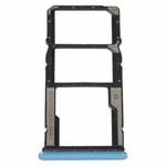 SIM Card Tray + SIM Card Tray + Micro SD Card Tray For Xiaomi Redmi 10C/Redmi 10 India/Poco C40(Blue)