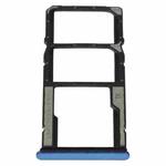 For Xiaomi Redmi Note 11SE SIM Card Tray + SIM Card Tray + Micro SD Card Tray(Blue)