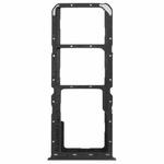 For OPPO A52 4G SIM Card Tray + SIM Card Tray + Micro SD Card Tray (Black)