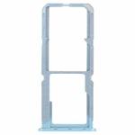 For OPPO Reno7 Z 5G / Reno7 Lite / Reno8 Lite / F21 Pro 5G SIM Card Tray + SIM Card Tray + Micro SD Card Tray (Blue)