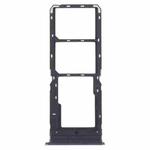 For vivo Y16 SIM Card Tray + SIM Card Tray + Micro SD Card Tray (Black)