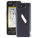 Glass Battery Back Cover for Asus ROG Phone 5 Pro ZS673KS(Black)