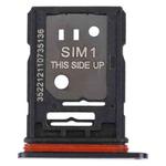 For TCL 10 Pro Original SIM Card Tray + SIM / Micro SD Card Tray(Black)