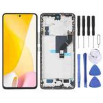 Original LCD Screen For Xiaomi 12 Lite Digitizer Full Assembly with Frame (Black)
