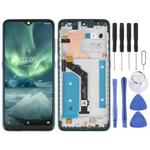 Original LCD Screen For Nokia 7.2 / 6.2 Digitizer Full Assembly with Frame(Green)