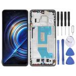AMOLED Original LCD Screen For Xiaomi Redmi K50 / K50 Pro Digitizer Full Assembly with Frame (Black)