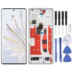 Original LCD Screen For Honor 70 Digitizer Full Assembly with Frame(Gold)