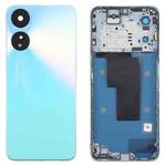 For OPPO A58 Original Battery Back Cover with Middle Frame(Blue)