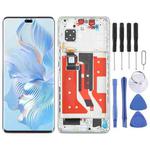 For Honor 80 Pro Original LCD Screen Digitizer Full Assembly with Frame (Silver)