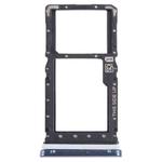 For Motorola Moto E 2020 SIM Card Tray + Micro SD Card Tray (Blue)