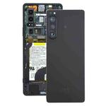 For Sony Xperia 5 IV Original Battery Back Cover with Camera Lens Cover(Black)