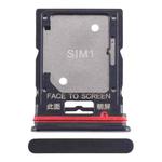 For Xiaomi Redmi Note 11T Pro SIM Card Tray + SIM Card Tray / Micro SD Card Tray (Black)