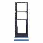 For Tecno Pova Neo SIM Card Tray + SIM Card Tray + Micro SD Card Tray (Blue)