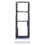 For Tecno Spark Go 2022 SIM Card Tray + SIM Card Tray + Micro SD Card Tray (Silver)